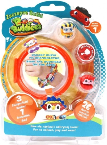 Bbuddieez Zaczepne Buźaki startset – 3 figuurtjes en armband