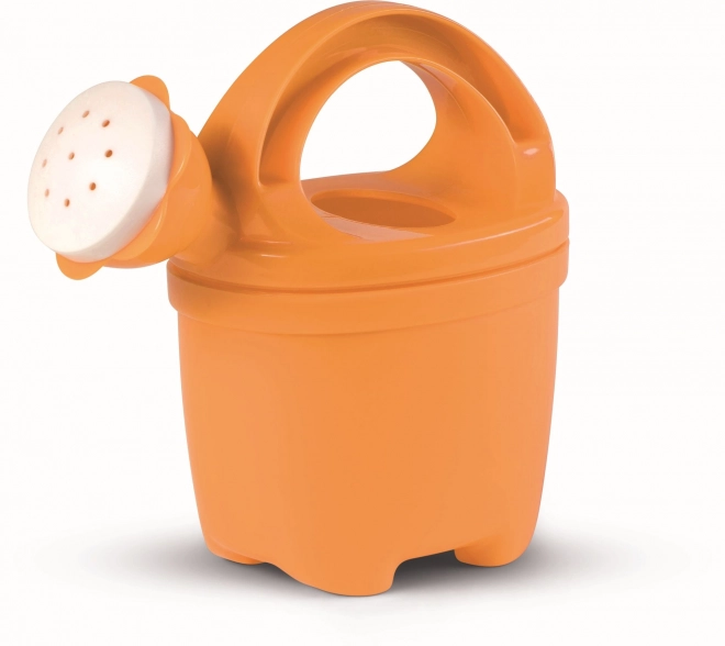 Oranje gietertje met bloemetje voor in de tuin