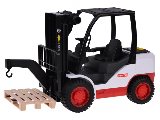 Grote heftruck met pallet