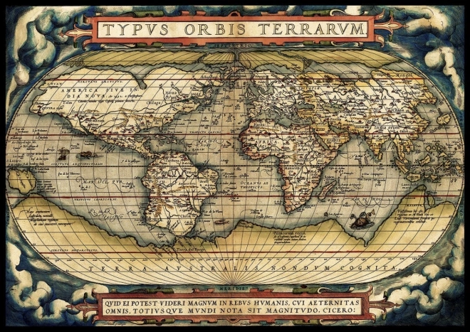 ART PUZZLE Puzzel De eerste moderne atlas uit 1570, 3000 stukken