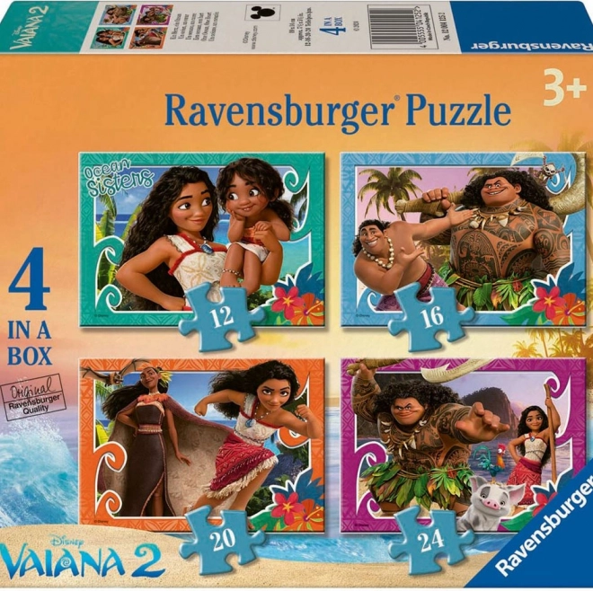 Ravensburger Puzzel Vaiana 4in1