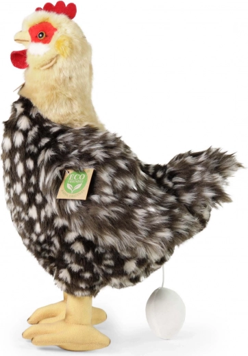 Leuk stoffen eitje aan een koordje