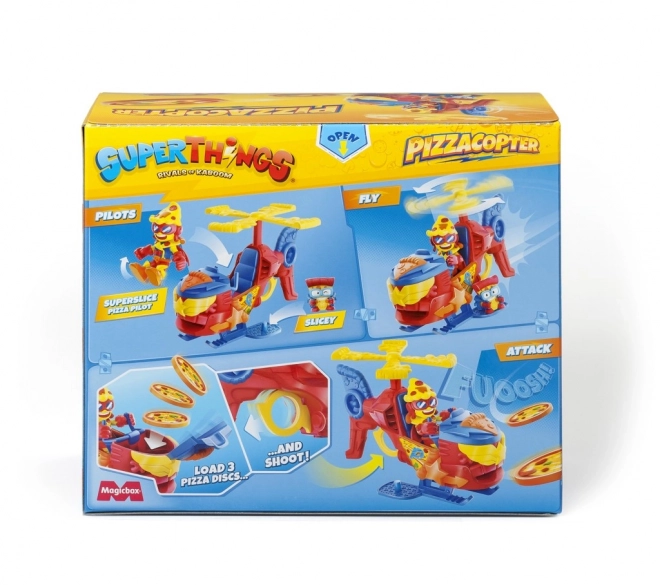 SuperThings Pizzacopter met schijfwerper