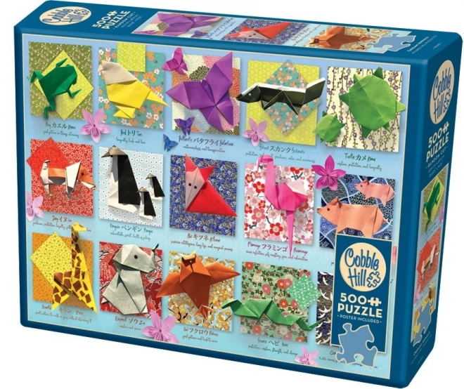 COBBLE HILL Puzzel Origami dieren 500 stukjes