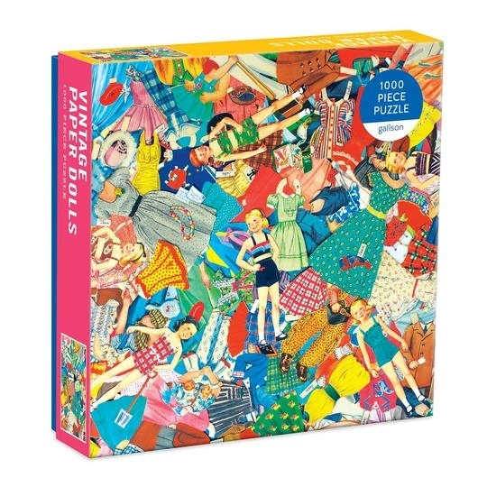 Galison Puzzel Papieren Poppen Vintage 1000 Stukken