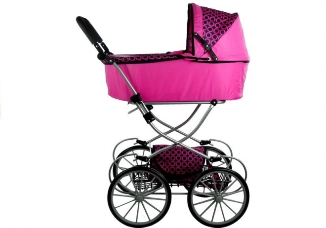 Kinderwagen voor poppen Alice Retro, groot, diep, tas