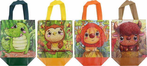 Cadeautas S voor kinderen 27 × 29 × 12 cm van non-woven textiel