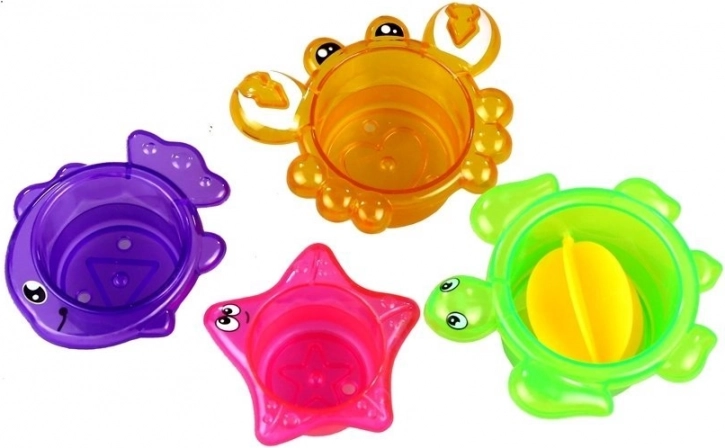 Stapelpotsjes met zeedieren
