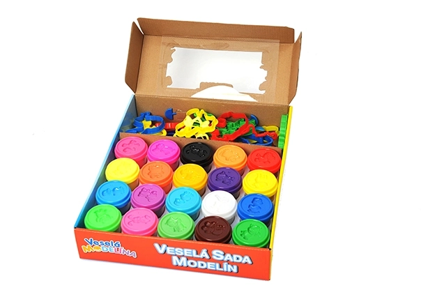 Grote set modelleerklei