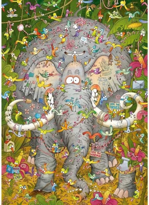 Heye puzzel Olifantenleven 1000 stukjes