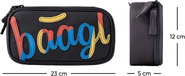 Set van 3 stuks Baagl: Rugzak, Etui en Zak Logo Mix