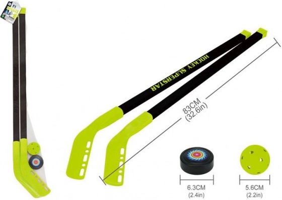 Hockeyset met puck en bal