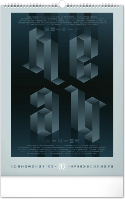 Wandkalender Alternatieve filmposters 2026