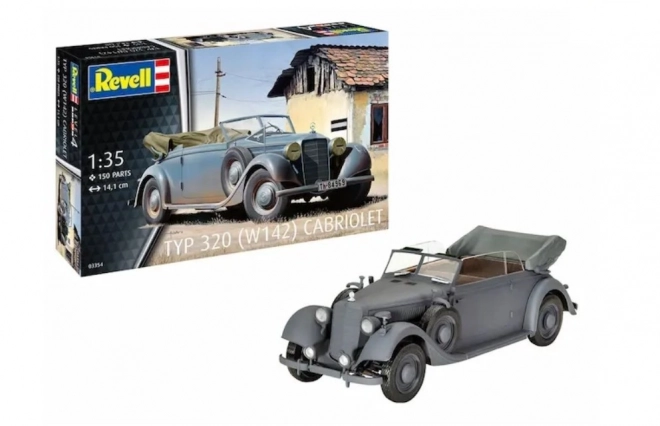 Plastic model Mercedes-Benz Typ 320 W142 Cabriolet 1/35