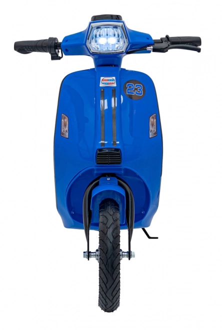 Elektrische Kinder Scooter Retro 23 blauw