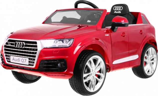 Elektrische kinderauto Audi Q7 Rood met lak