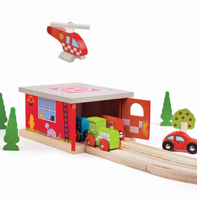 Compatibel met de meeste houten treinbanen
