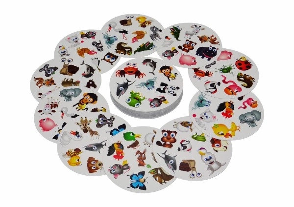 Kubíkovy Spelletjes met Dieren 3-in-1 in een Blikken Doosje