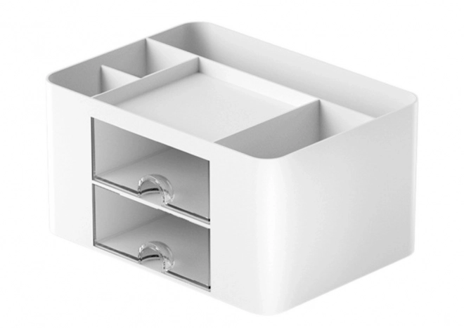 Organizer voor bureau met witte lades