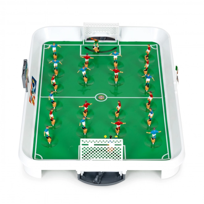 Mini voetbaltafel op veren voor 22 spelers