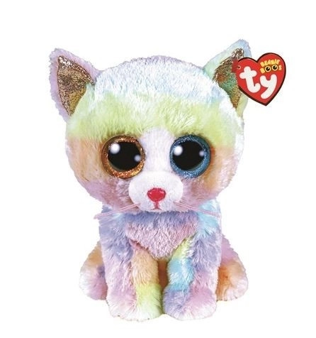 Pluchen speelgoed TY Beanie Boos Kat Heather 24 cm