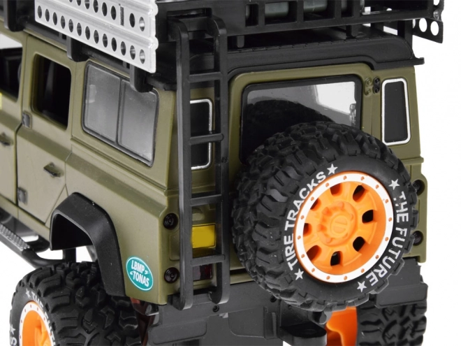 Metalen terreinwagen met geluid en LED-lichten