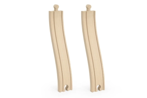 Houten verhoogde spoorbaan 2 stuks