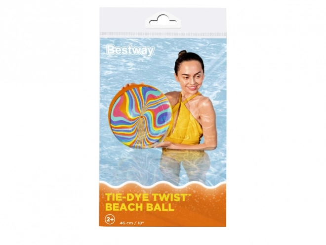 Bestway opblaasbare strandbal Tie-Dye Twist 46 cm
