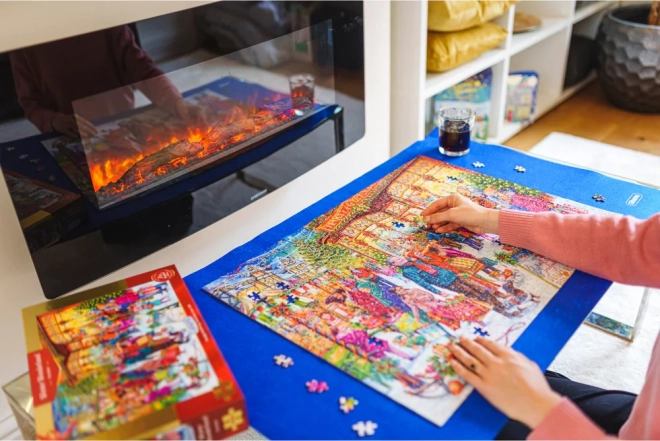 Gibsons Puzzle Gelimiteerde Kersteditie Winterse Wonderwereld 1000 Stukken