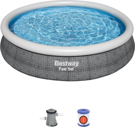 Helder water dankzij filtratie in de set
