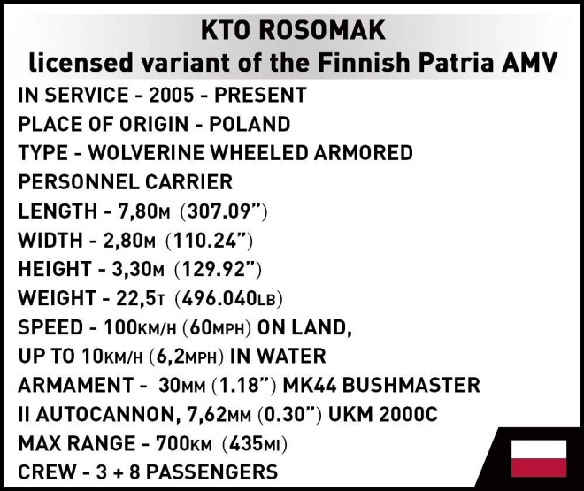 Constructiespeelgoed KTO Rosomak