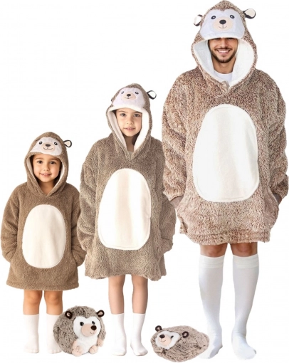 Oversized pasvorm voor het hele gezin