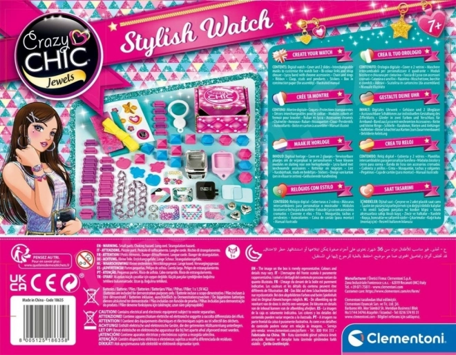 Creatieve set Crazy Chic horloges