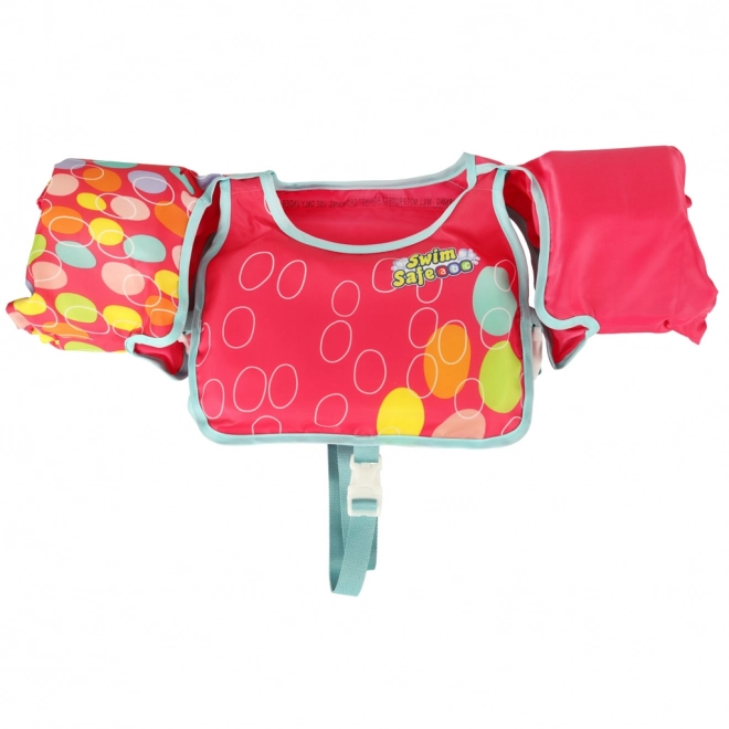 Roze kinder zwemvest met mouwen Bestway 3-6 jaar, 19-30 kg