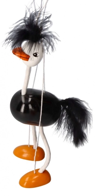 Goki marionet struisvogel