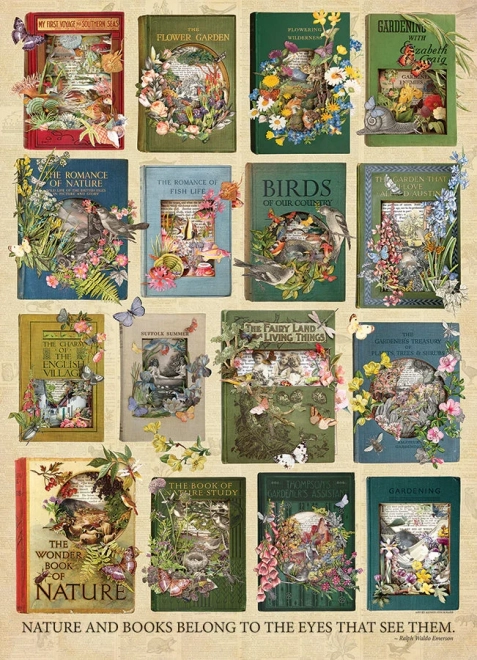 COBBLE HILL Puzzel Natuur in Boeken 1000 Stukjes