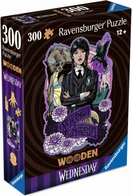 Houten puzzel Wednesday 300 stukjes Ravensburger