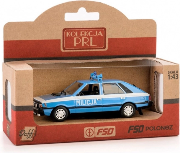 Modelauto PRL Polonez Milicja 1:43 die-cast