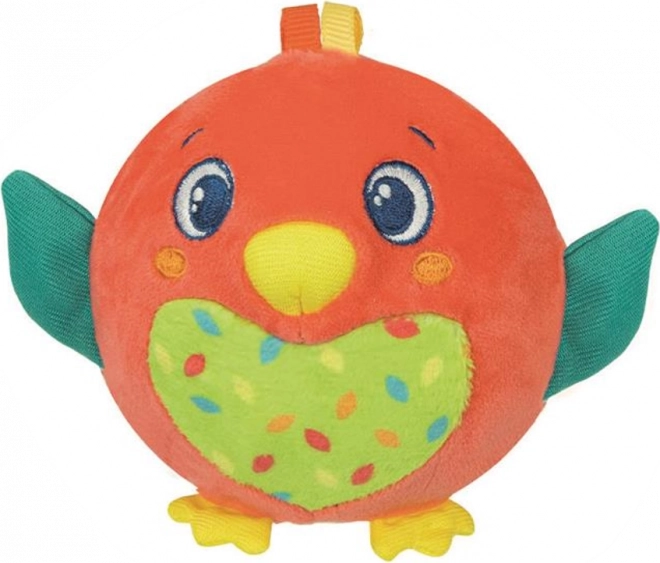 Pluchen draken-balletje met rammelaar CLEMENTONI Baby
