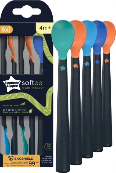 Softee 4m+ lepels voor de allerkleinsten, 5 st.