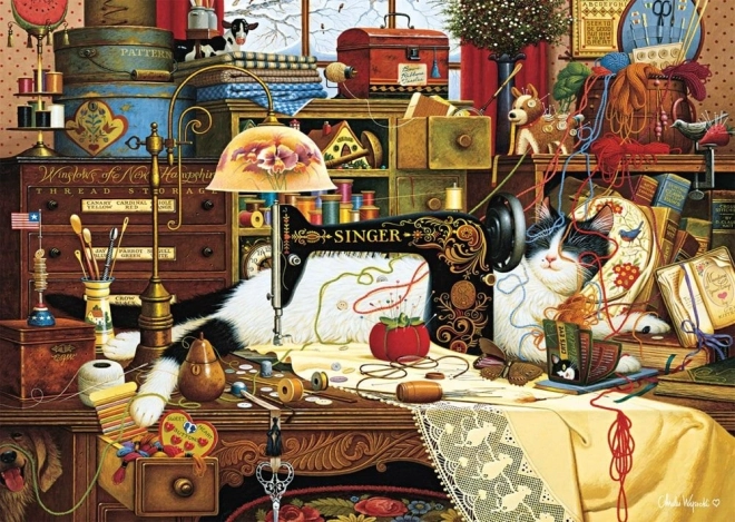 Puzzel Maggie sloddervos 1000 stukjes SCHMIDT