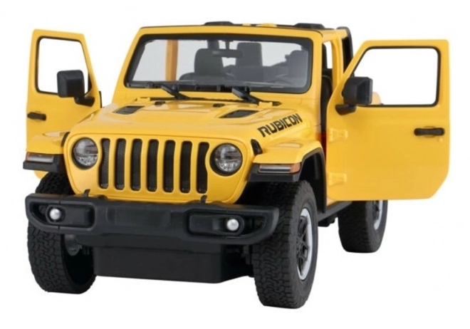 Auto R/C Jeep Wrangler Rubicon 1:14 Rastar – Geel