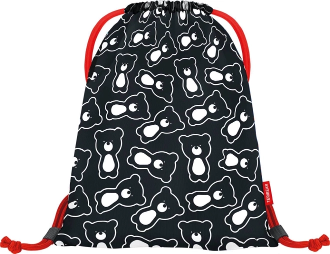 BAAGL gymsack TERIBEAR zwart