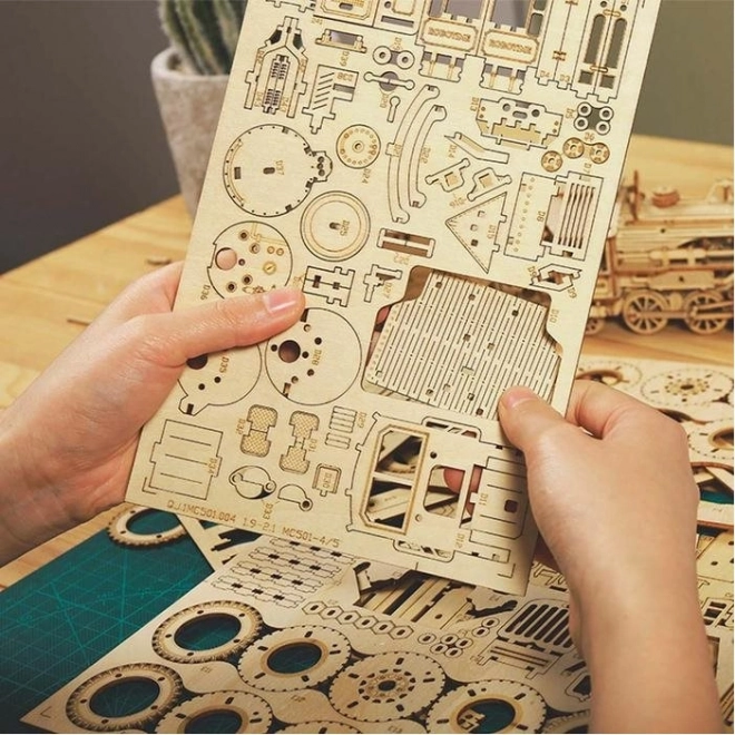 Leger Jeep - 3D houten puzzel