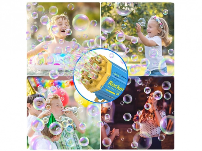 Zeepbellenpistool set licht + vloeistof voor kinderen ZA4976