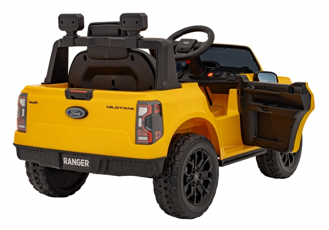 Kinder elektrische auto Ford Ranger Lift Geel