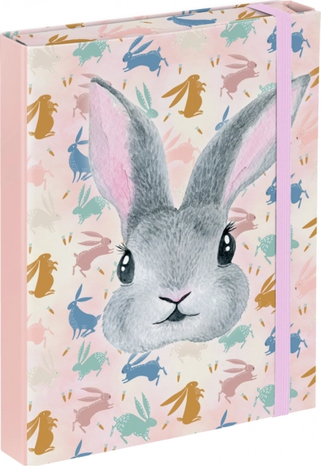 Baagl map voor schoolschriftjes A5 Bunny