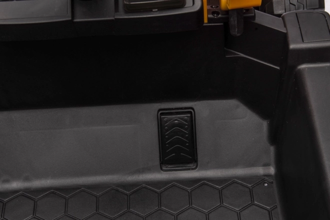 Kinder ritje op JCB Traktor met graafmachine