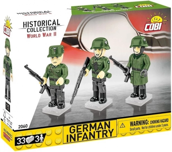 Bouwset Duitse infanterie - Set van 3 figuren