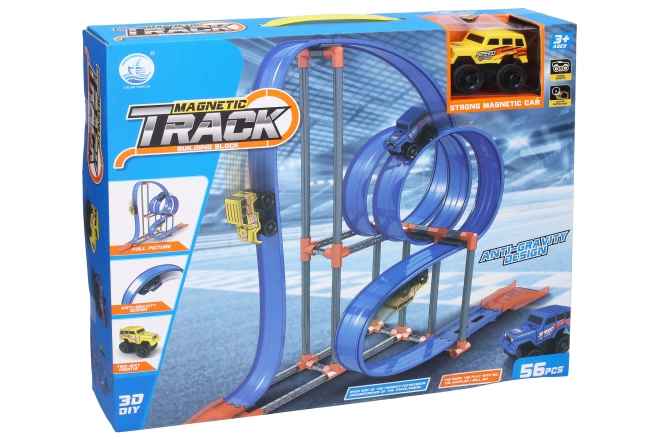Magnetische racebaan met autootje